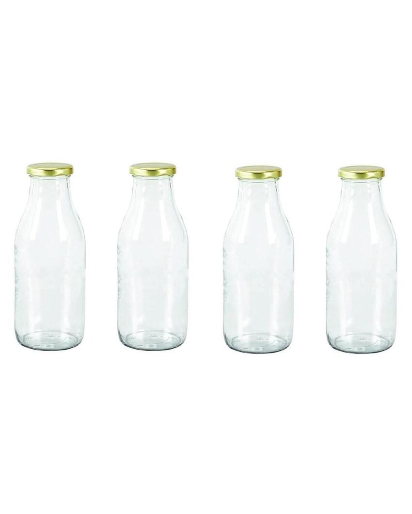 Medium Clear Glass Storage Jar for Beans and Dry Foods Food Grade Quality | 500 ML | 3 x 8 inches