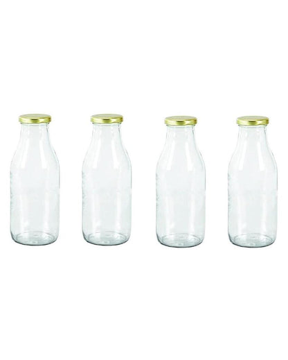 Medium Clear Glass Storage Jar for Beans and Dry Foods Food Grade Quality | 500 ML | 3 x 8 inches