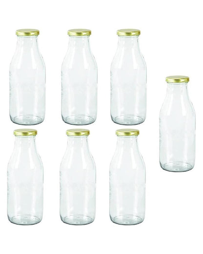 Medium Clear Glass Storage Jar for Beans and Dry Foods Food Grade Quality | 500 ML | 3 x 8 inches