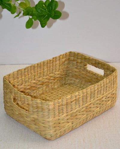 Sophisticated Beige Kauna Utility Basket | 11 x 8 x 4 inches