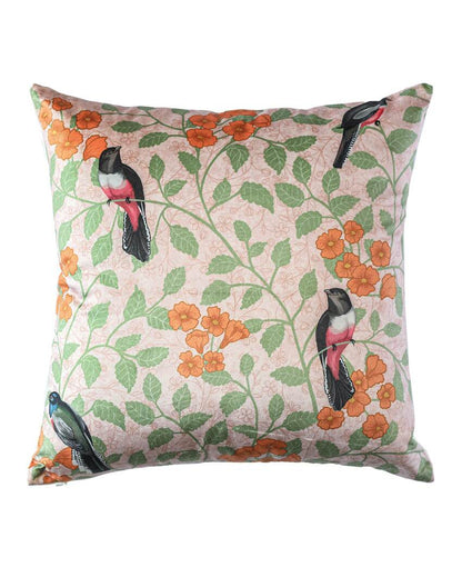Kanak Printed Velvet Cushion Covers | 16 x 16 inches