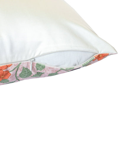 Kanak Printed Velvet Cushion Covers | 16 x 16 inches