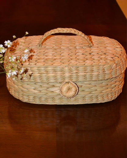 Fancy Natural Kauna Oval Gift & Utility Box