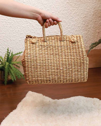 Medium Kauna Lunch & Picnic Basket | 12.5 x 8.5 x 10 inches