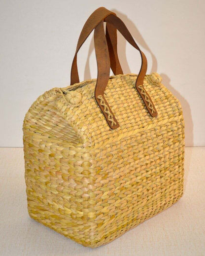 Large Kauna Lunch & Picnic Basket | 15 x 9 x 14 inches