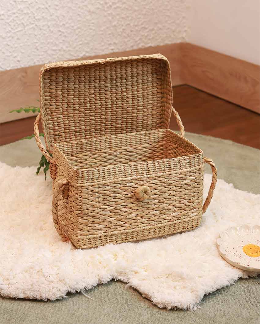 Small Kauna Lunch & Picnic Basket | 11 x 7.5 x 6.5 inches