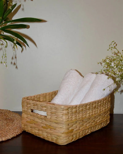 Modern Natural Kauna Rectangular Utility Tray Basket