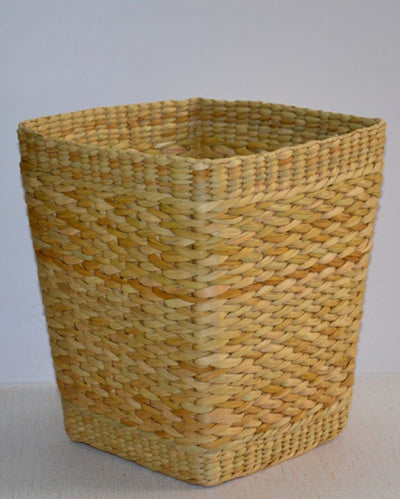 Square Shaped Kauna Waste Paper Basket