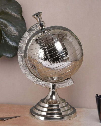 Nickel Table Décor Globe Decor Object