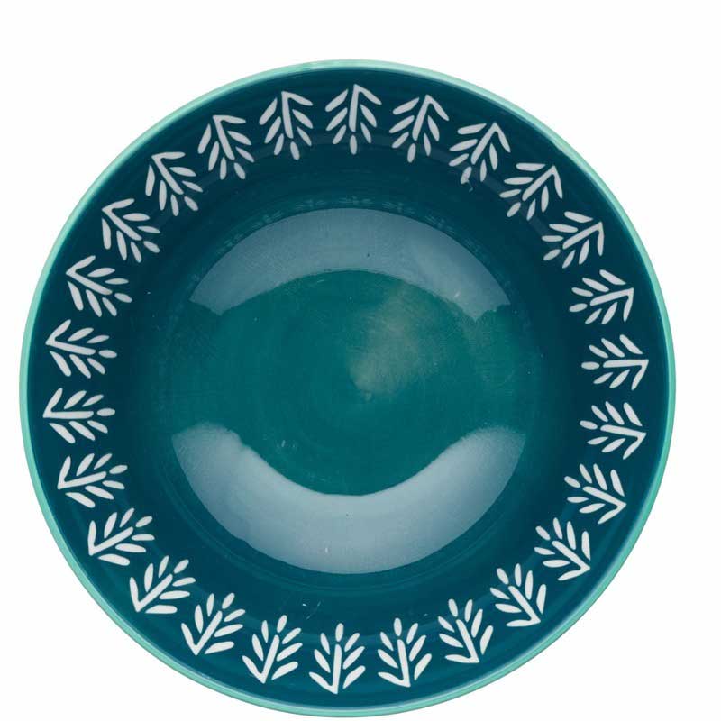 Colourful Folk Pattern Ceramic Bowls Default Title