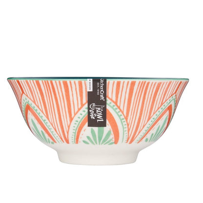Colourful Folk Pattern Ceramic Bowls Default Title