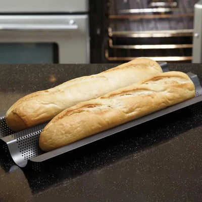 Crusty Bake Non Stick Baguette Tray Default Title