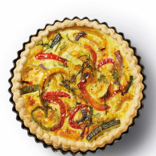 Non Stick Loose Base Fluted Quiche Tin | 10 Inches Default Title