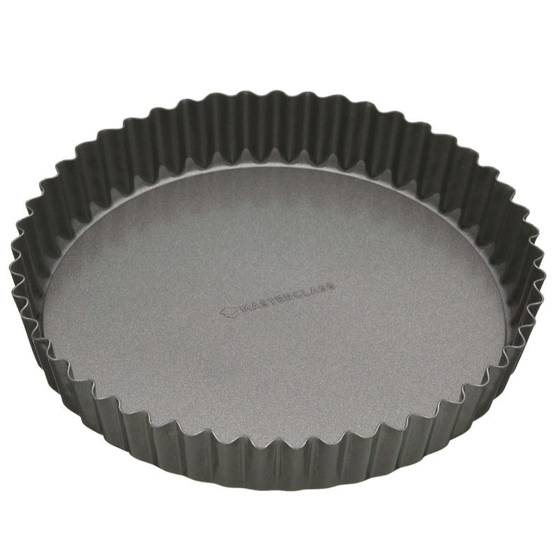 Non Stick Loose Base Fluted Quiche Tin | 10 Inches Default Title