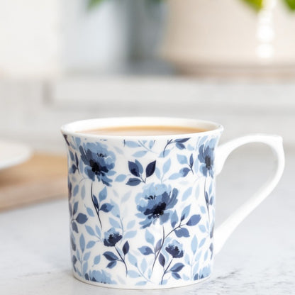 Fluted Mug Blue Rose | 300ml Default Title