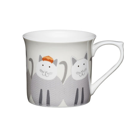 Fluted Cats Mug  | 300ml Default Title