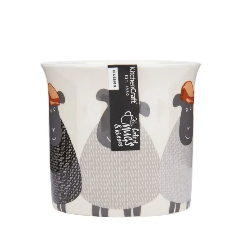 Fluted Mug Blue Sheep | 300ml Default Title