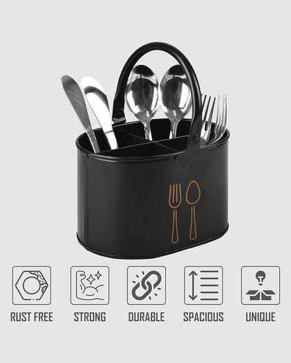 Modern Design Durable Metal Cutlery Organizer | 7 x 5 inches