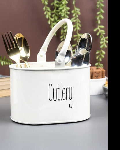 Modern Design Durable Metal Cutlery Organizer | 7 x 5 inches