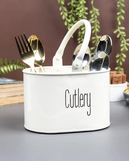 Modern Design Durable Metal Cutlery Organizer | 7 x 5 inches