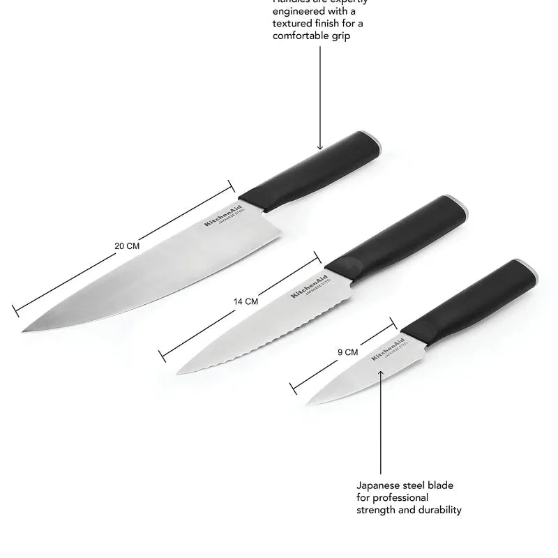 Classic Japanese Knife | Set of 3 Default Title