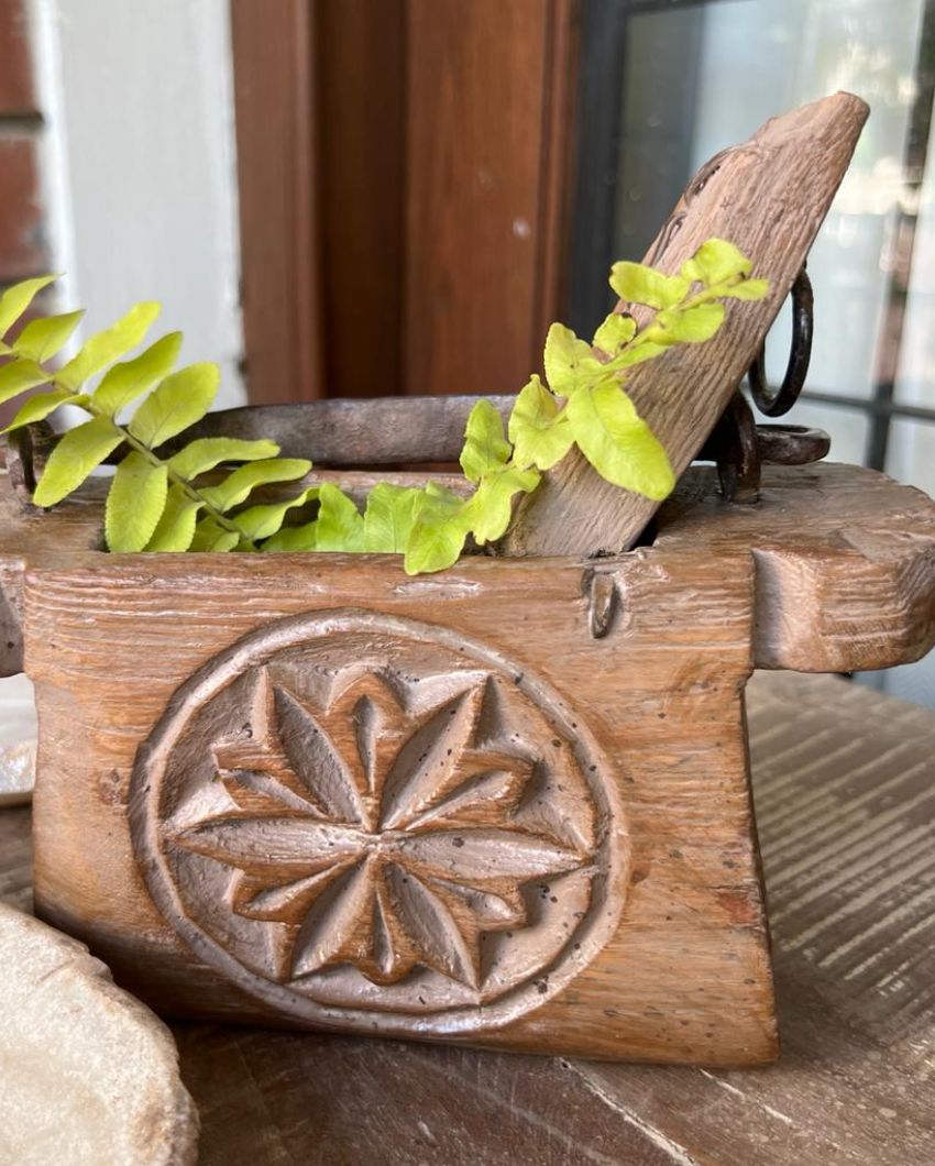 Mahira 2 Wooden Container Planter Versatile and Stylish for Your Greenery