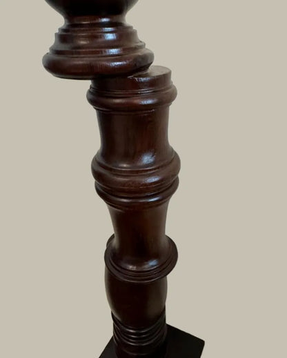 Noor Tall Wooden Lamp Graceful Design with Timeless Appeal | 4.25 Feet