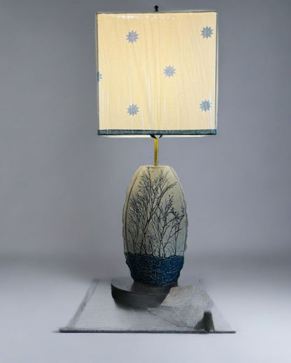 Noor 5 Ceramic Lamp Elegant Design with Shade Included