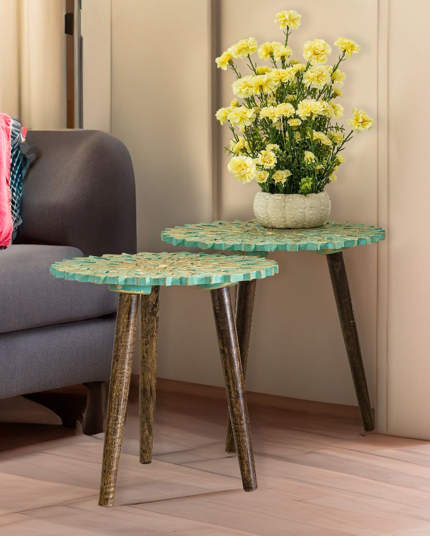 Aaima 9 Set of Two Elegant Tables