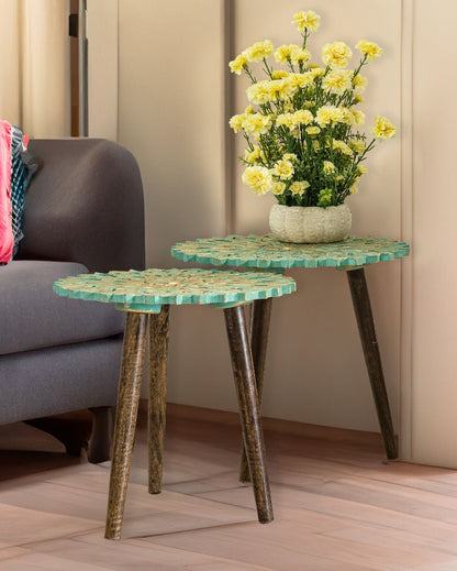 Aaima 9 Set of Two Elegant Tables