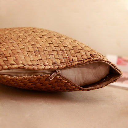 Chic Water Hyacinth Cushion Cover (Single)