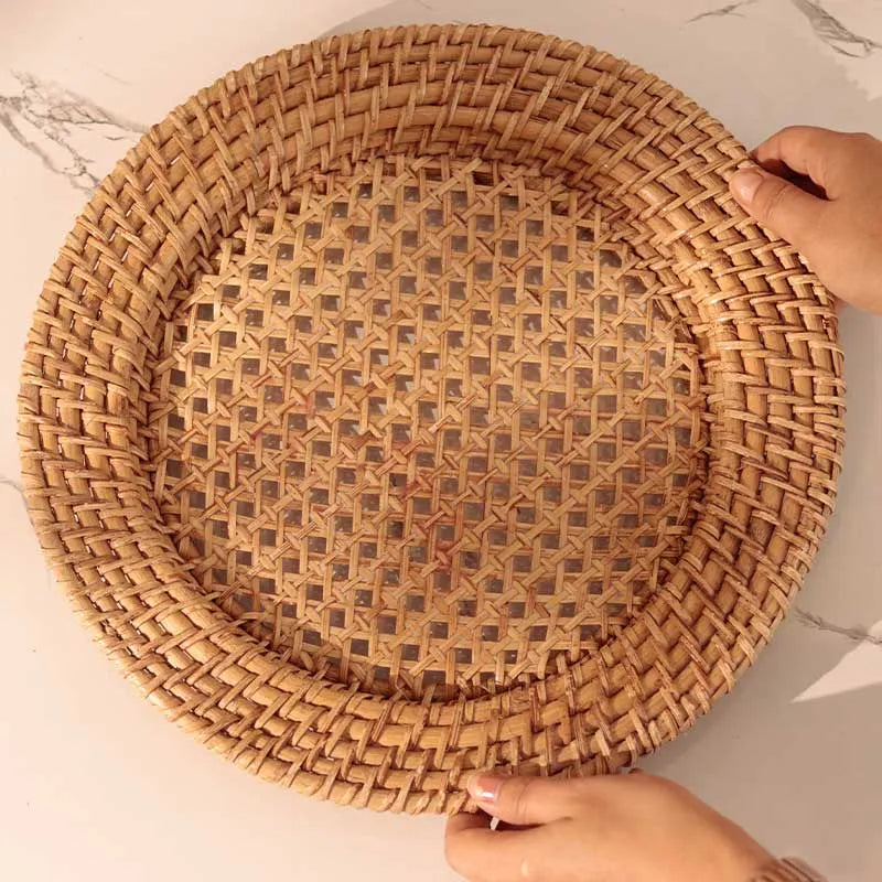 Rattan Design Dinner Plate Default Title