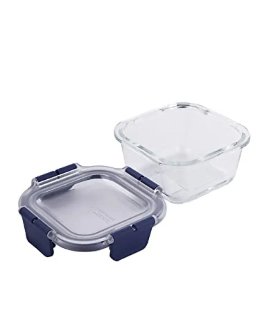 Airtight Glass Containers With Lid | Pack of 3 | 300 ML