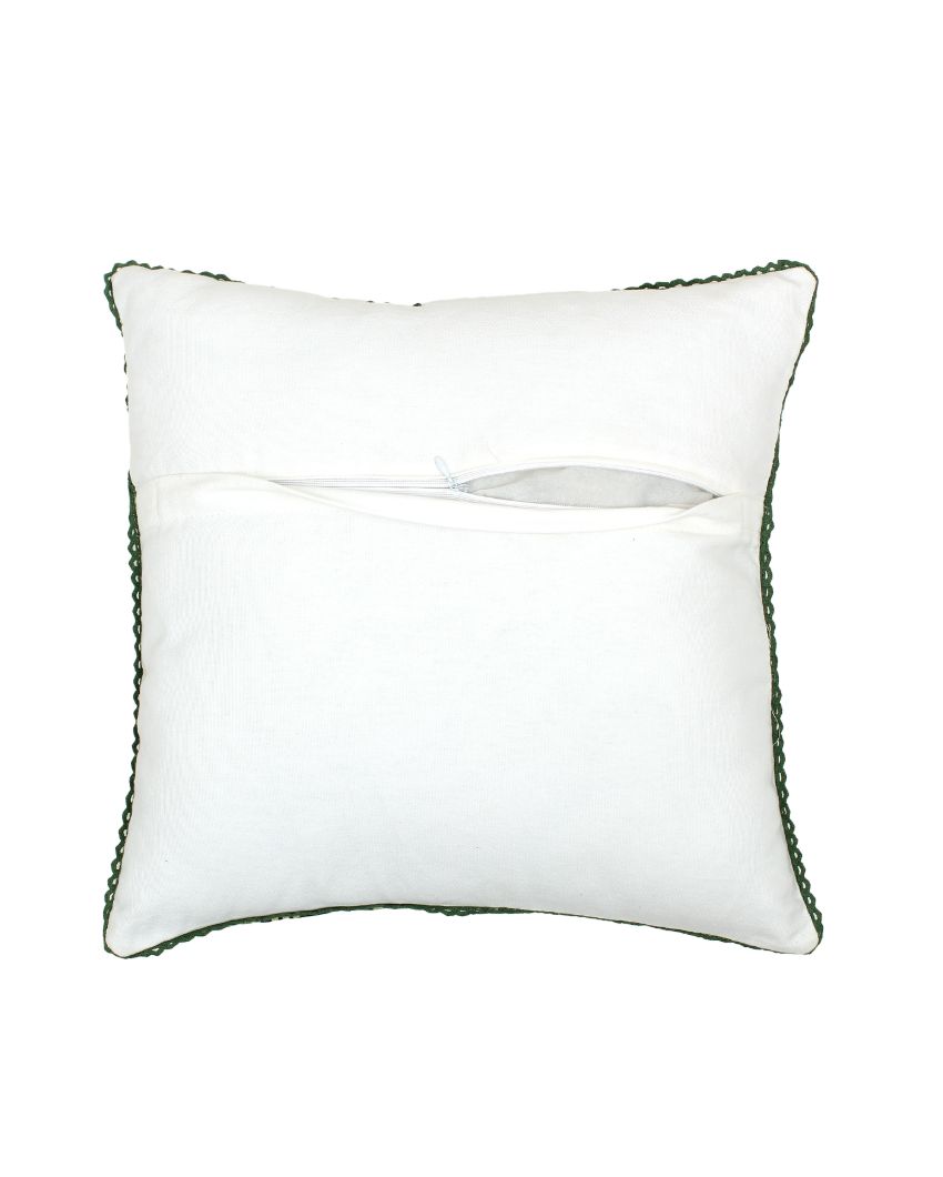 Kamal Printed Cotton Cushion Covers | 16 x 16 inches