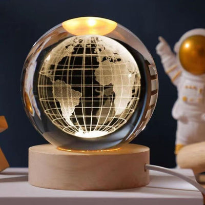 Earth Crystal Ball Night Light