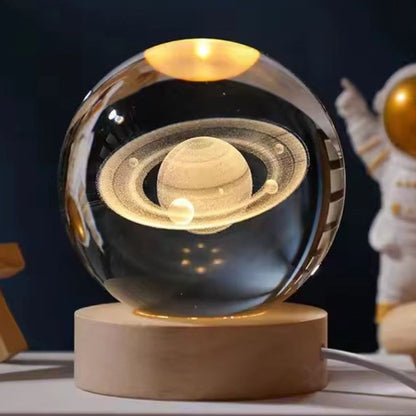 Saturn Crystal Ball Night Light