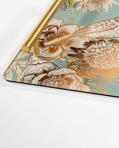 Nature Inspired Nature Design Glass Tissue Box | 8 x 5 x 4 inches