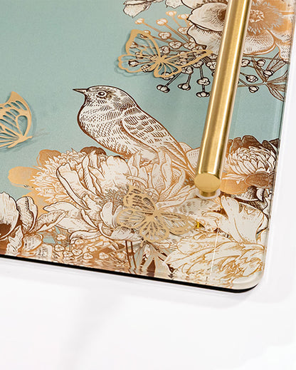 Nature Inspired Nature Design Glass Tissue Box | 8 x 5 x 4 inches