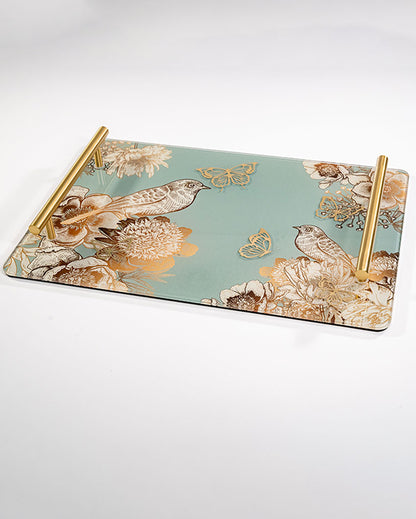 Nature Inspired Nature Design Glass Tissue Box | 8 x 5 x 4 inches