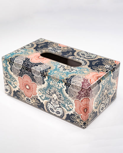 Colorful Art Colorful Elegance Glass Tissue Holder | 8 x 5 x 4 inches