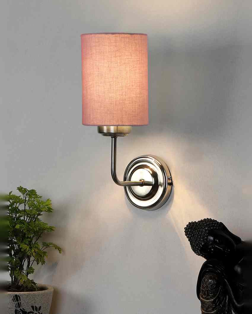 Natural Jute Wall Mounted Lamp Steel Base | 4 x 7 x 12 inches