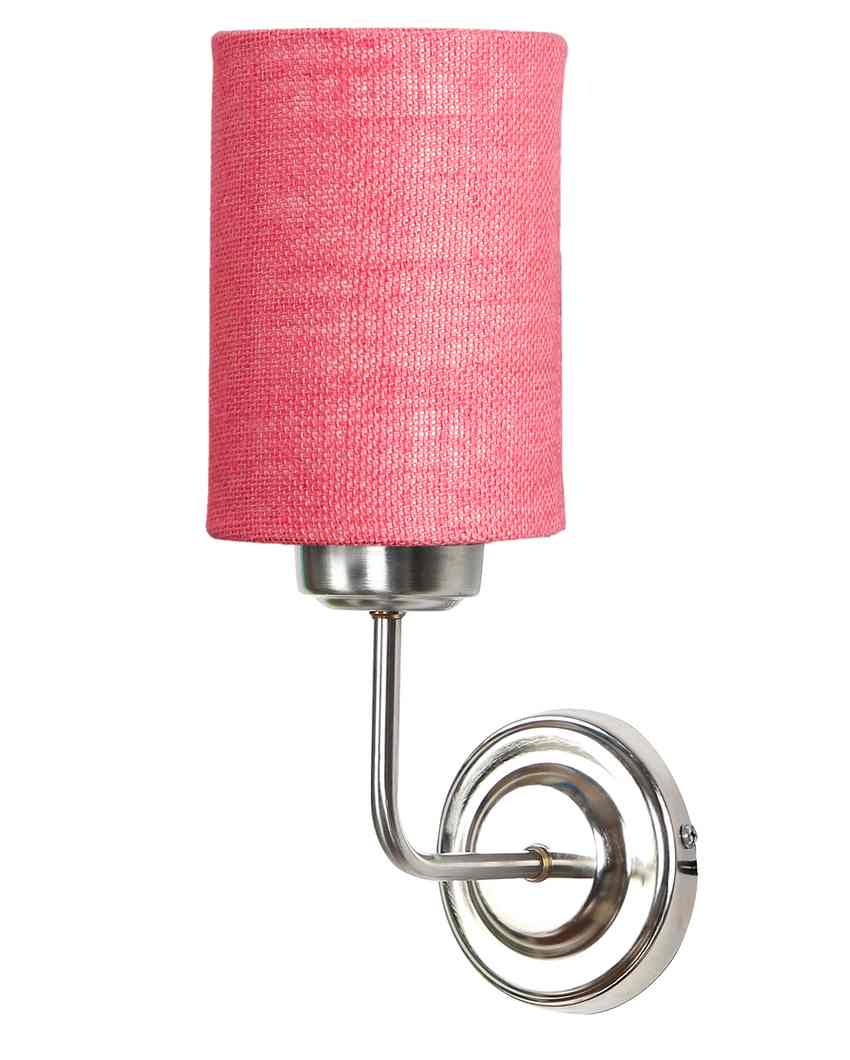 Natural Jute Wall Mounted Lamp Steel Base | 4 x 7 x 12 inches