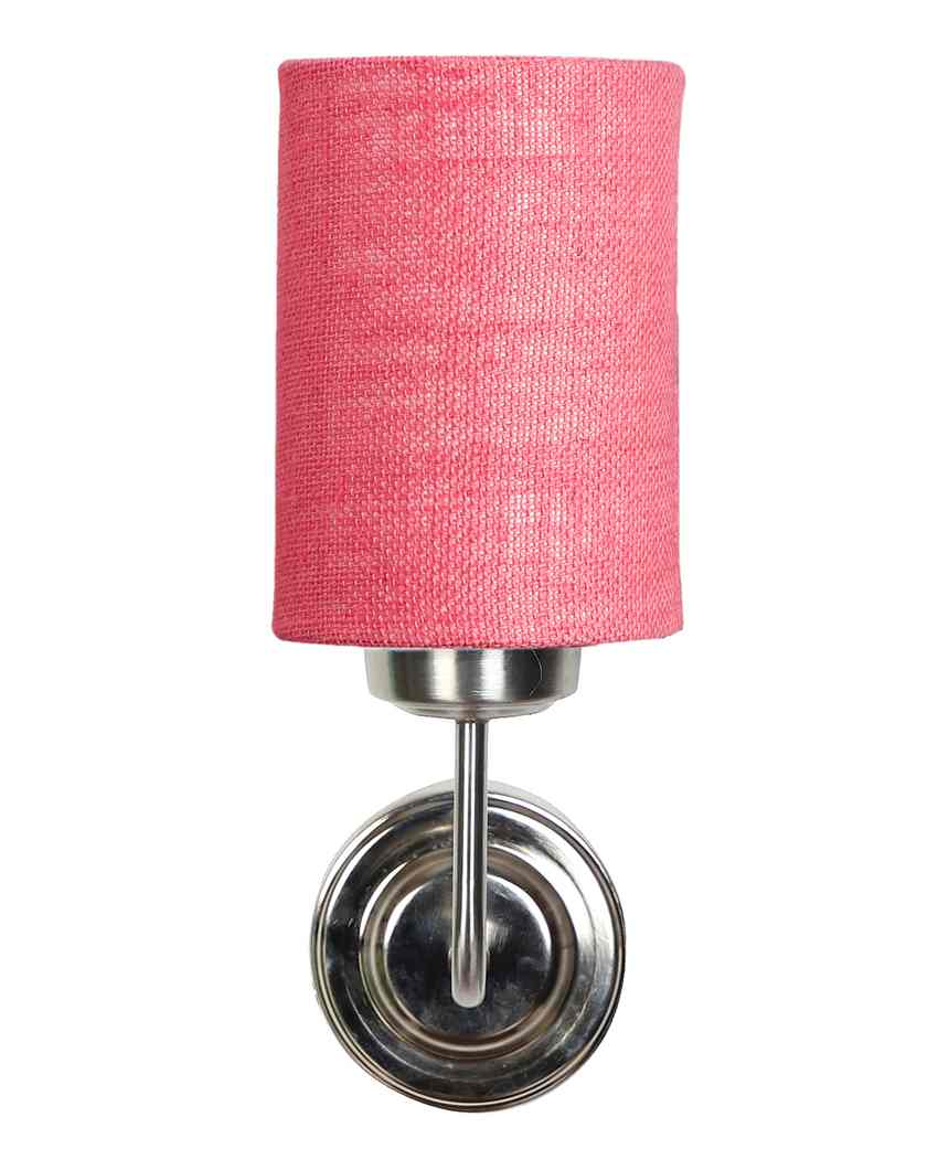 Natural Jute Wall Mounted Lamp Steel Base | 4 x 7 x 12 inches