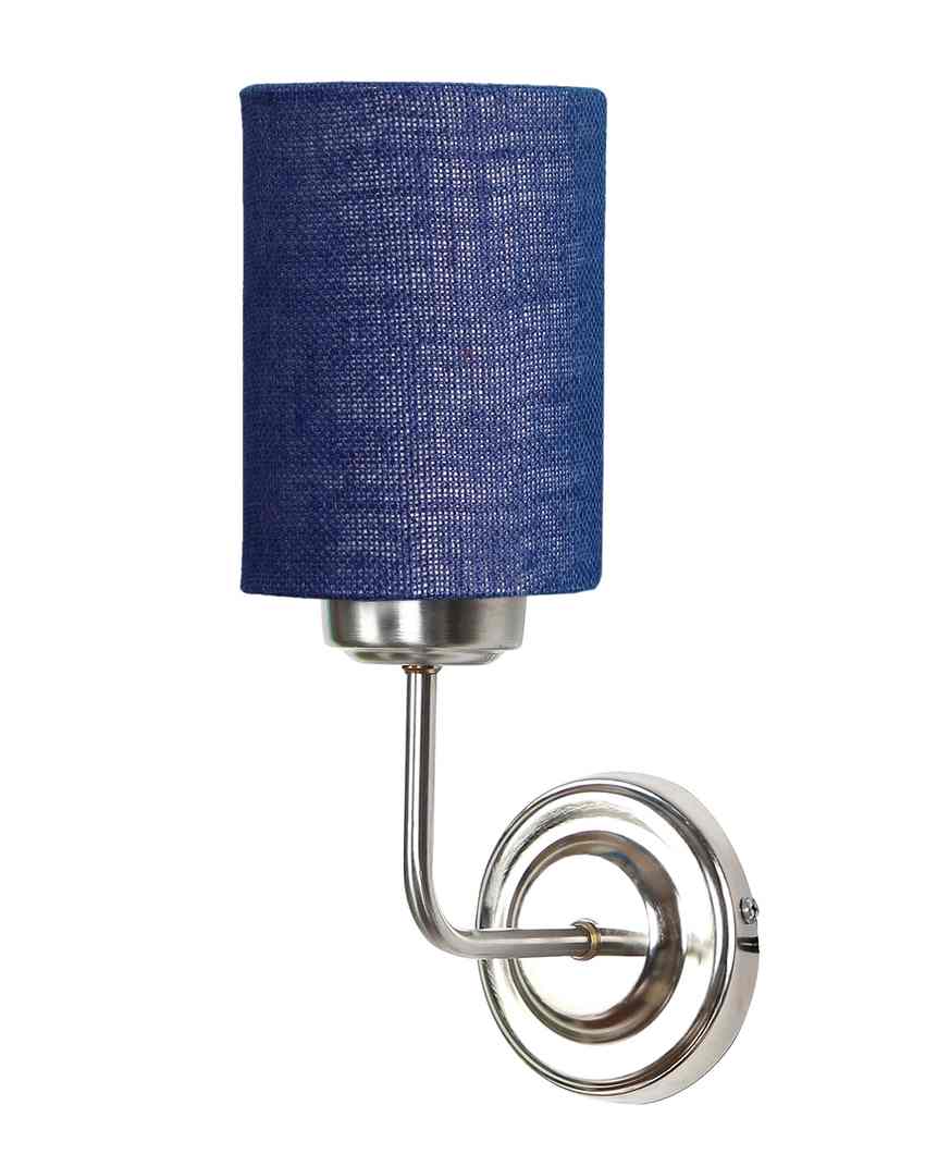 Natural Jute Wall Mounted Lamp Steel Base | 4 x 7 x 12 inches