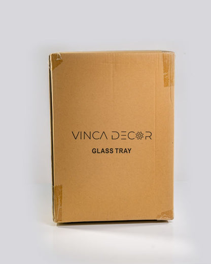 Practical Style Elegance Spectrum Glass Tissue Holder | 8 x 5 x 4 inches