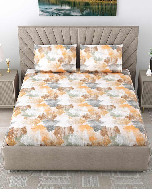 Primrose Floral Polycotton Flat Bedding Set | King Size