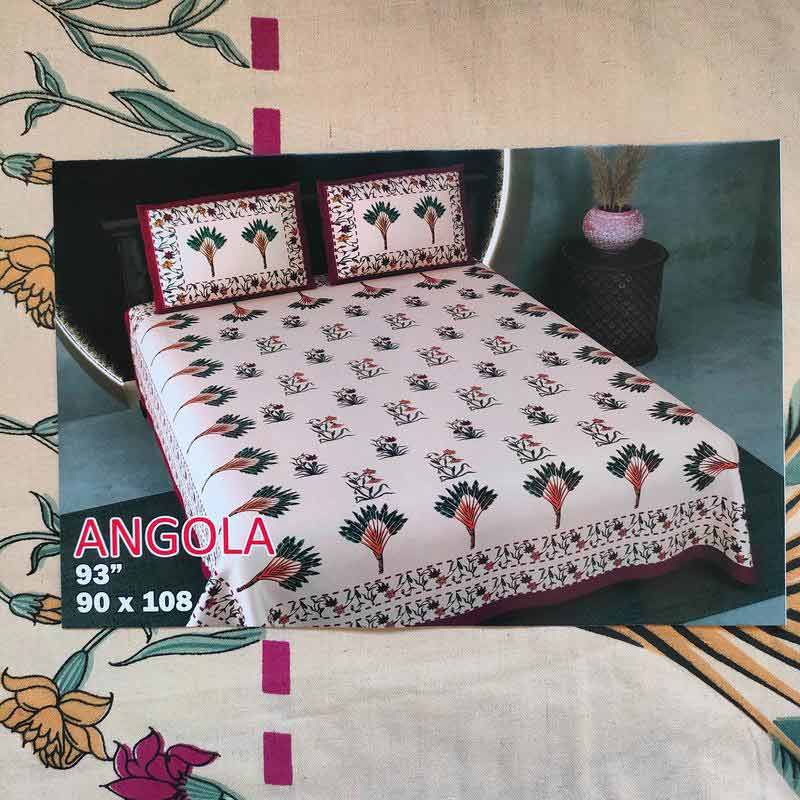 Kaveri Bedding Set | Double Size Pink