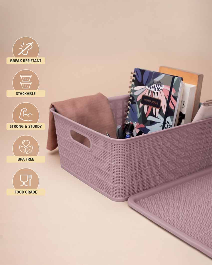 Multipurpose Polypropylene Keeper Baskets | Set Of 3