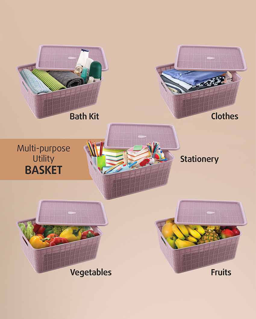 Multipurpose Polypropylene Keeper Baskets | Set Of 3