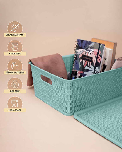 Multipurpose Polypropylene Keeper Baskets | Set Of 3